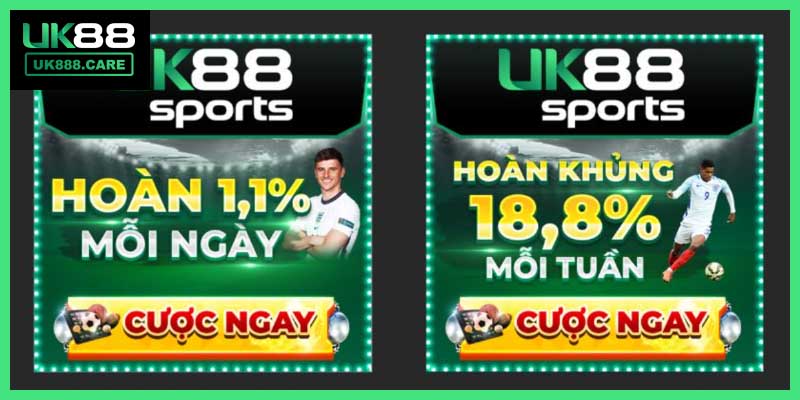 Tổng hợp các chương trình khuyến mãi mới nhất UK88